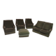 Vintage sofa armchair set