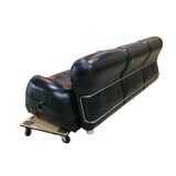 3 Room Living Room, Italy 1970/80 Black “adriano Piazessi”