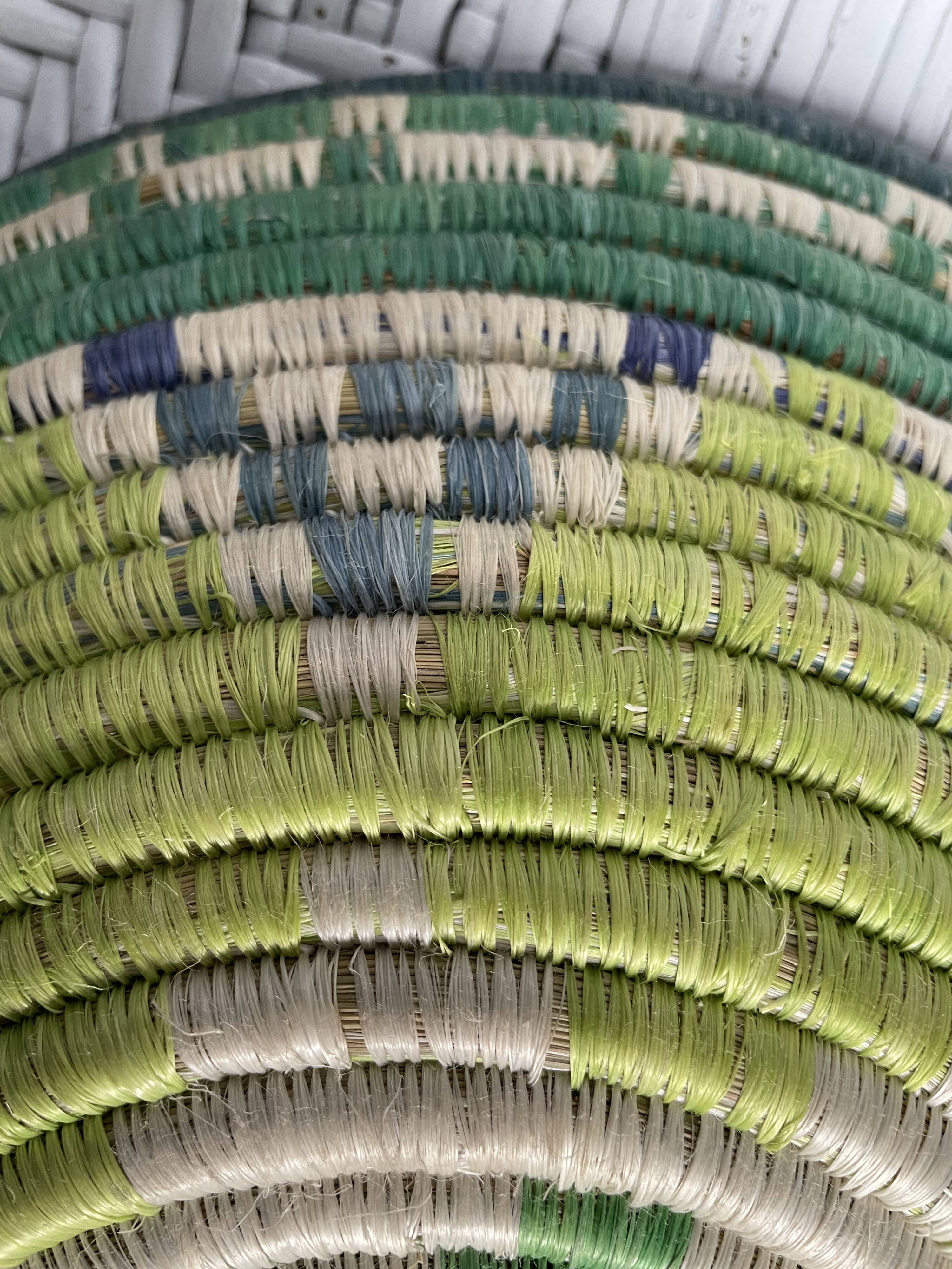 African spiral fruit basket