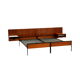 Vintage double bed by Cees Braakman for Pastoe from the Japanese series