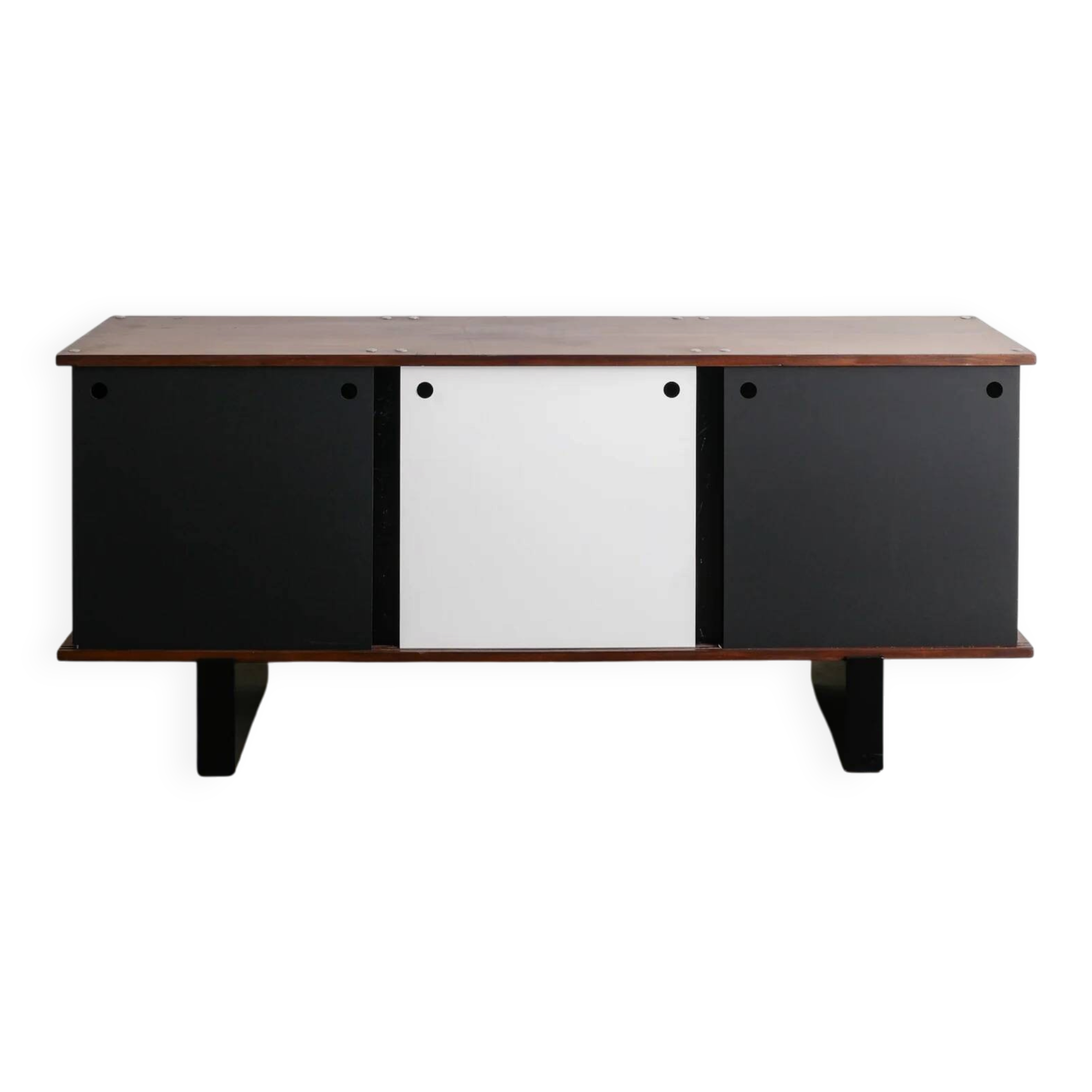 French Mid Century "Bloc" Sideboard by Charlotte Perriand, 1950s