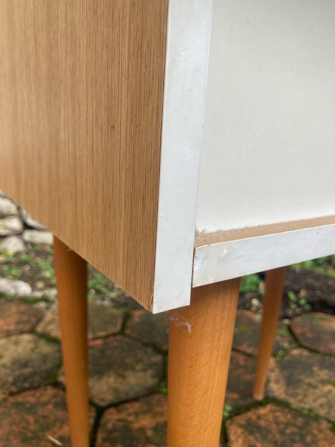 Pair of vintage bedside tables