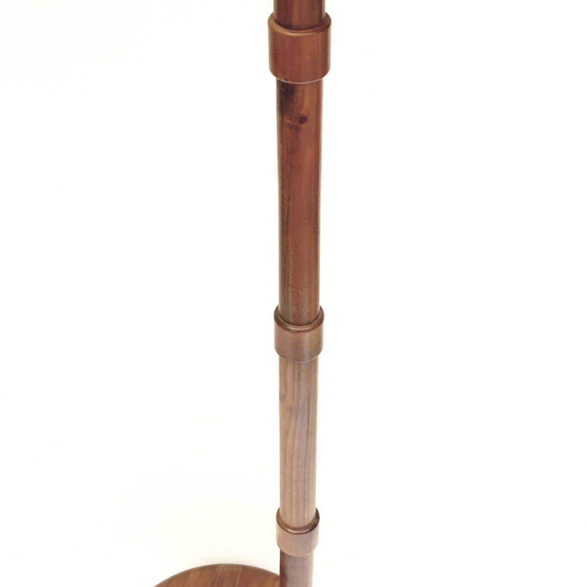 Solid wood floor lamp Solbackens Svaveri Sweden 1970s