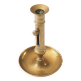 Brass candle holder bobeche and cup