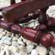 Vintage wall coatrack