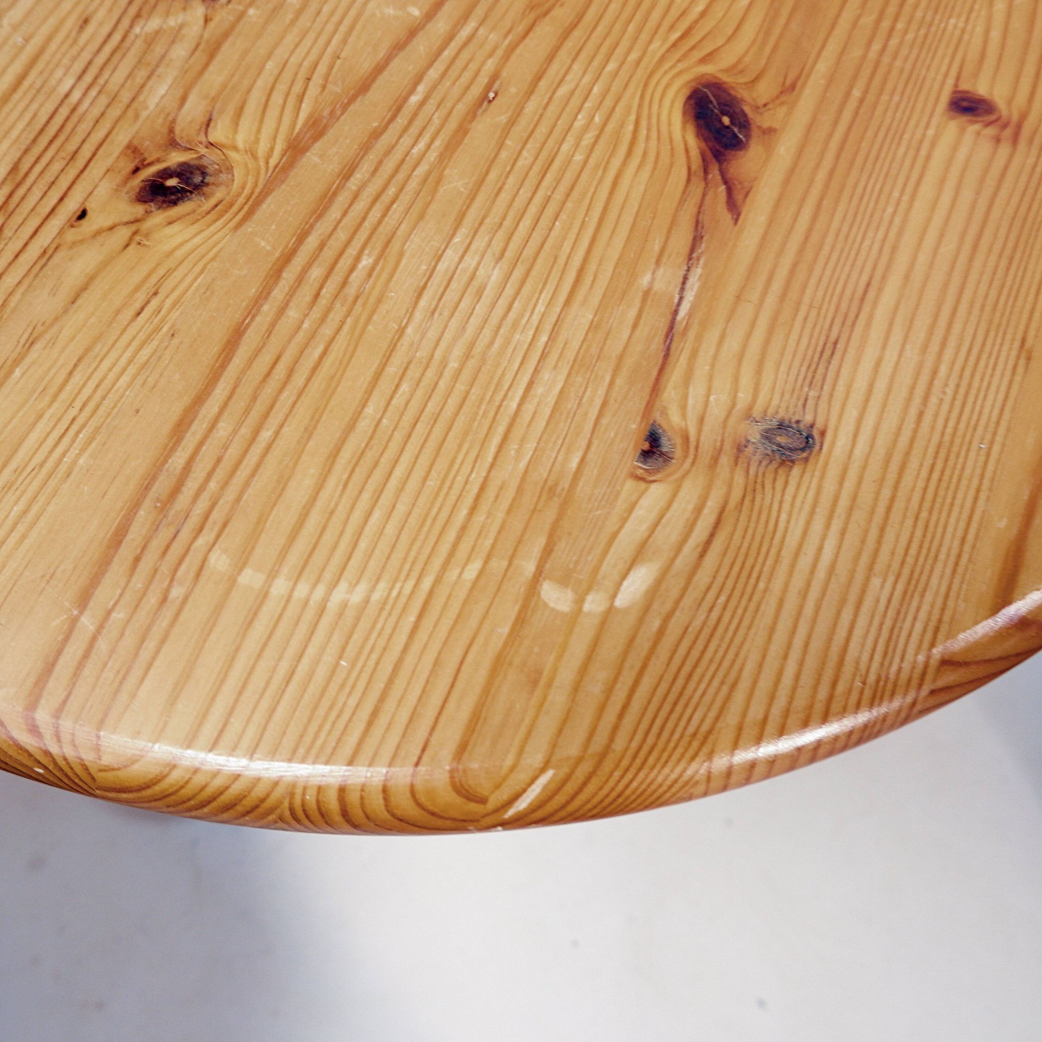Set of 3 vintage side tables, in the style of Rainer Daumiller