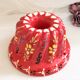 Painted terracotta kouglof mould