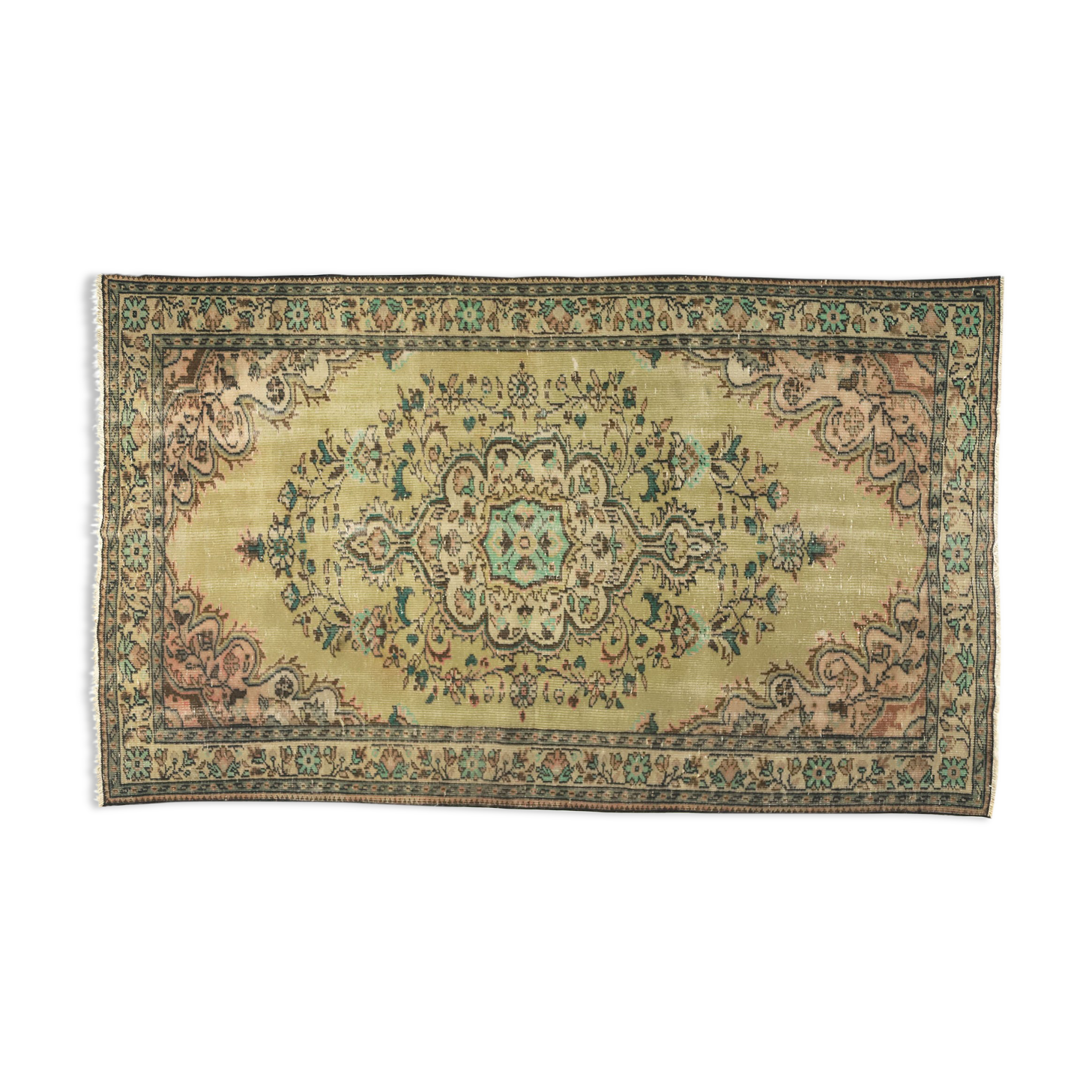 Anatolian handmade rug 260 x 157 cm