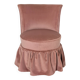 Fauteuil crapaud en velours