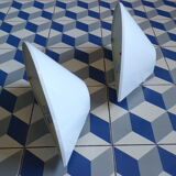 Pair of Philips Cone wall lamps