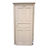 Porte mouluré avec cadre xix eme