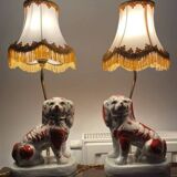 Paire de lampes Staffordshire