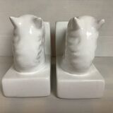 Horse book greenhouse white earthenware