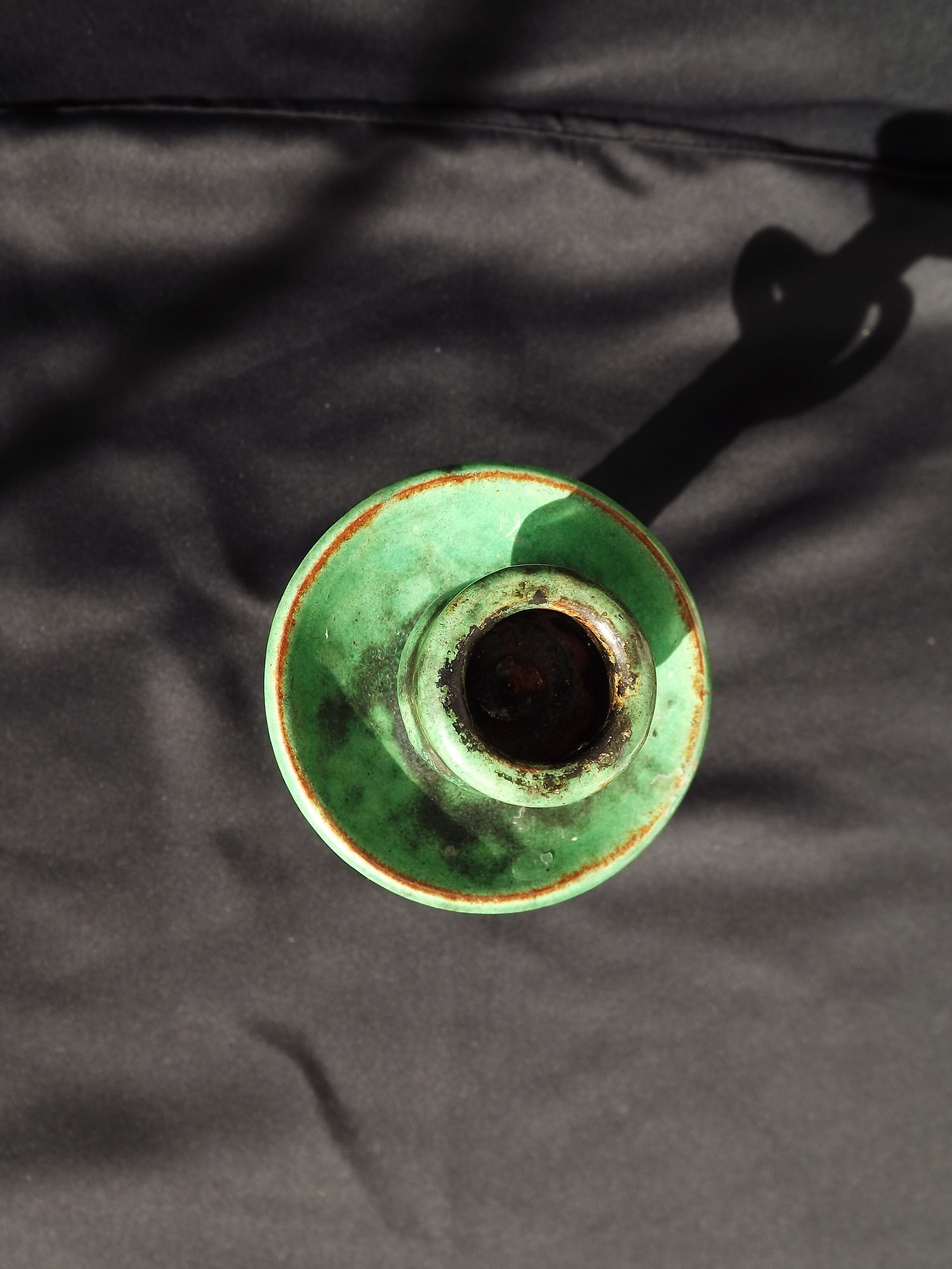 Terracotta candlestick