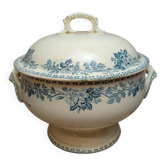 Antique soup tureen Saint-Amand & Hamage – Guadeloupe model – Ironstone
