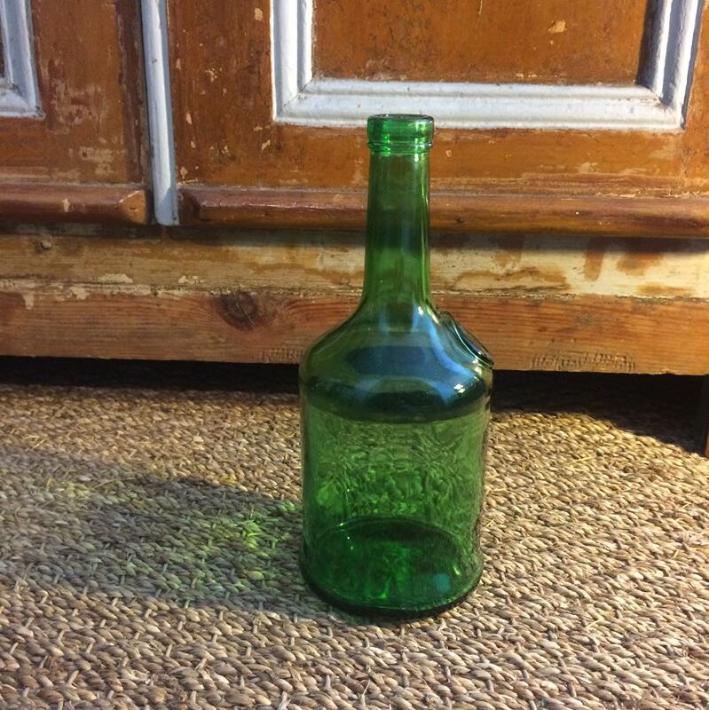 Bouteille en verre verte