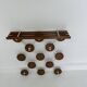 Vintage Scandinavianteak and Metal Coat Rack, 1960s