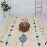 Handmade wool Berber rug 299 x 187cm