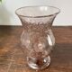 Biot bubbled glass candle holder