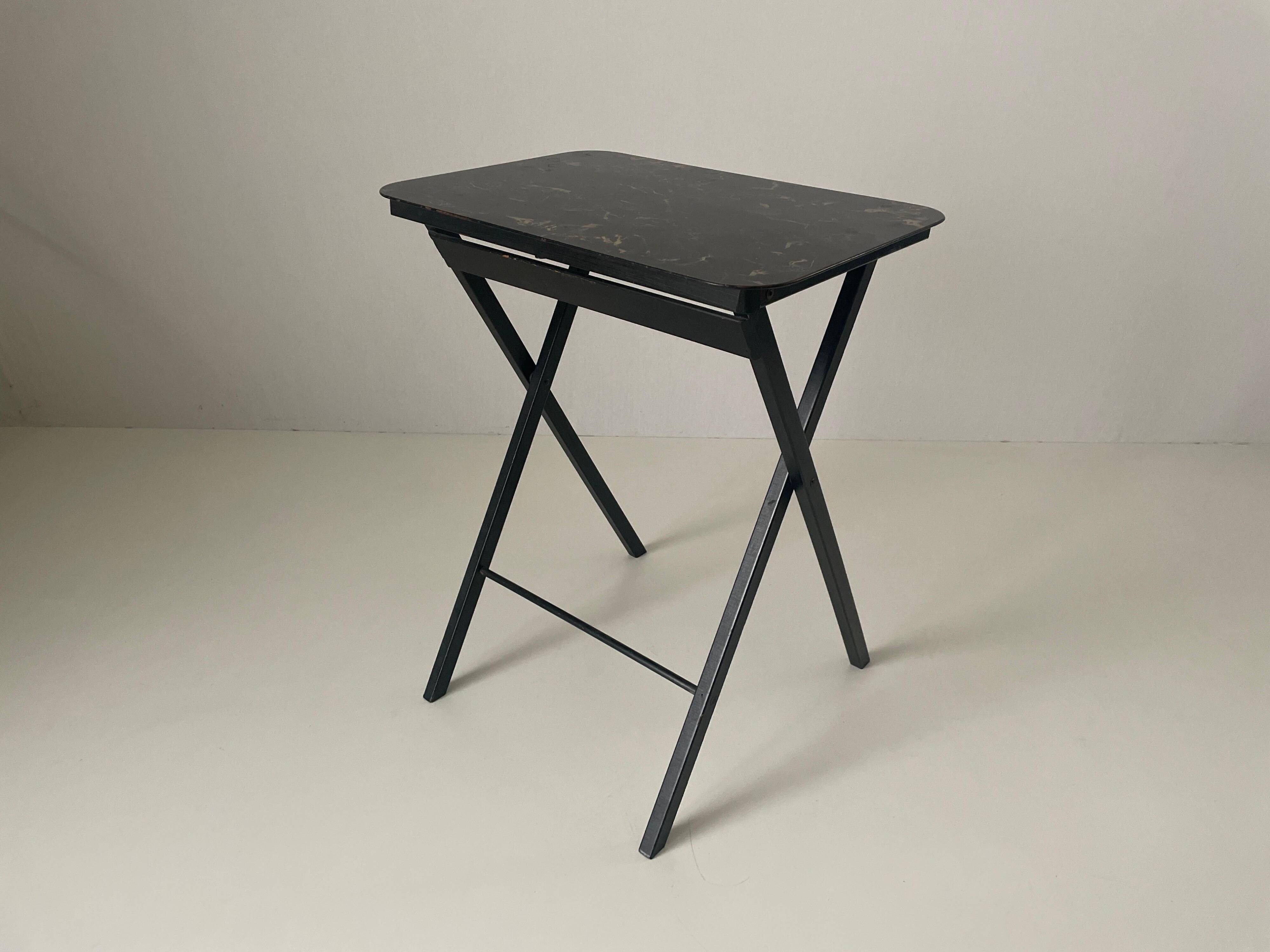 Set of 4 service tables by Artex-Green Corp, 1960s, USA