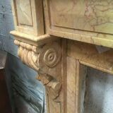 Louis Philippe yellow marble mantel