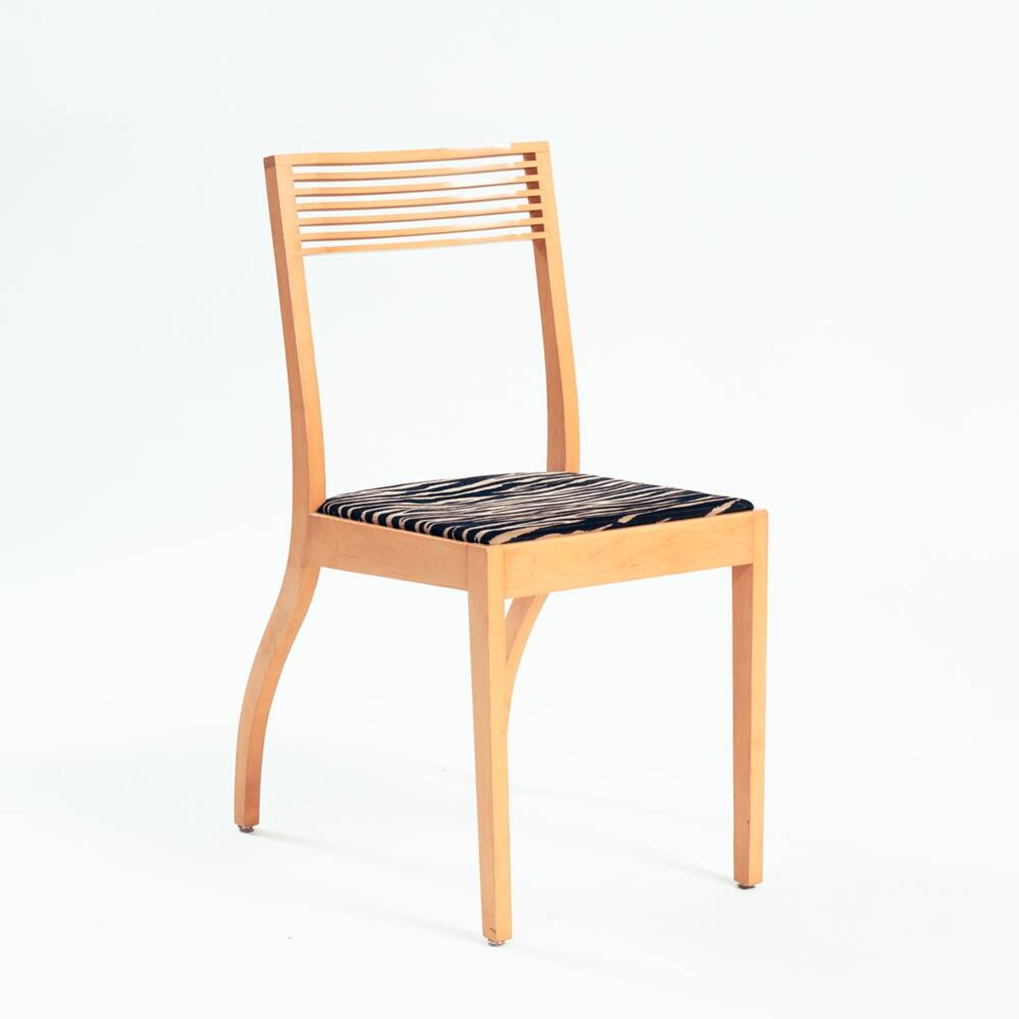 Chaises sculpturales en hêtre de design hollandais par Castelijn, années 1980