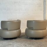Paire de fauteuil Curl Roche Bobois