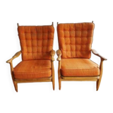 Guillerme and Chambron pair of armchairs