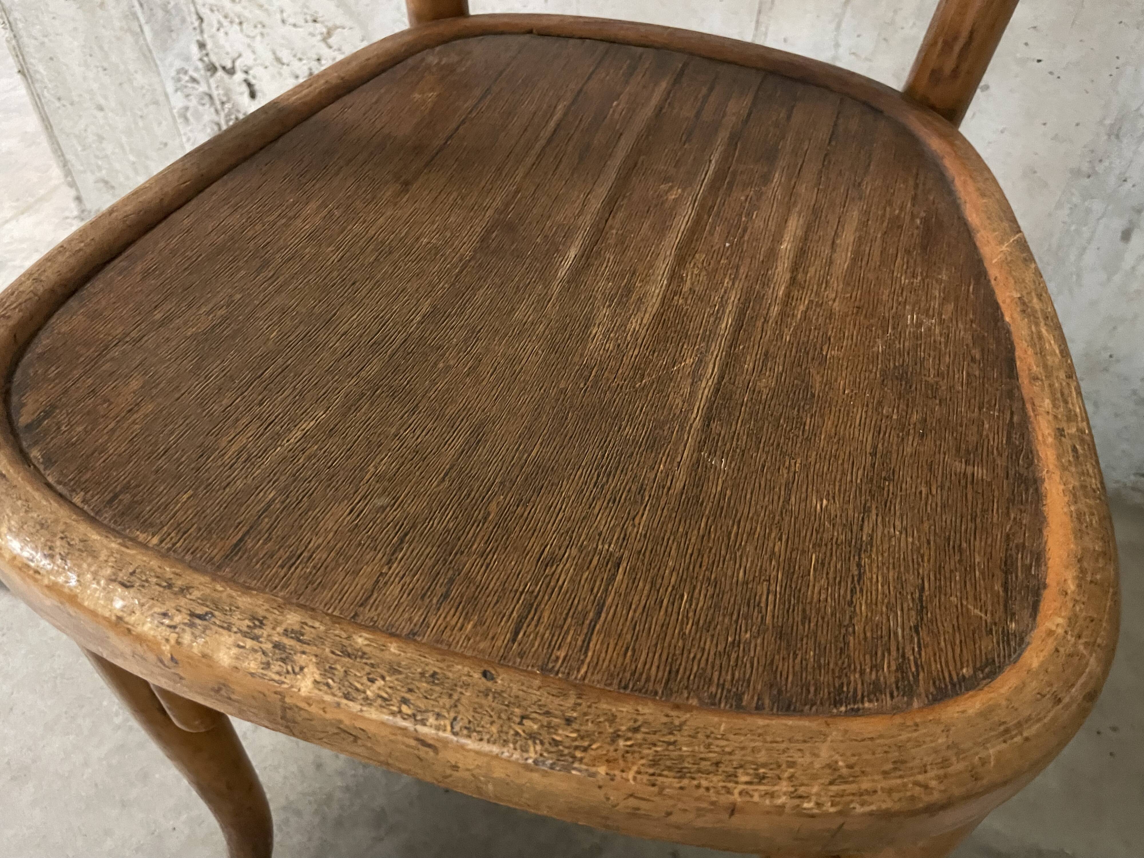 Pair of bistro chairs from the 1930s-40s.