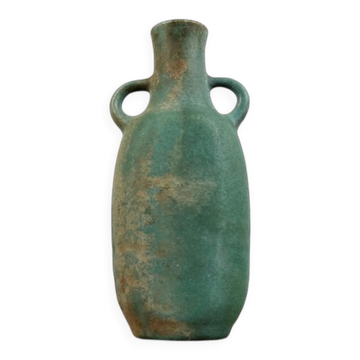 Mid-Century German Studio Pottery Amphora Vase by Lu and Gerd Grove, 1964