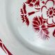 Set of 6 flat plates "Annecy", KG Lunéville, 20th century