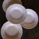 5 assiettes creuses rose Digoin Sarreguemines