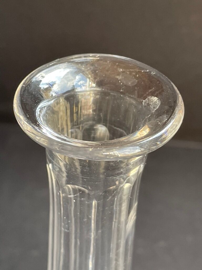 Crystal cut decanter