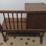 Antique vintage telephone bench furniture