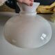 Large Globe Pendant Light in White Opaline