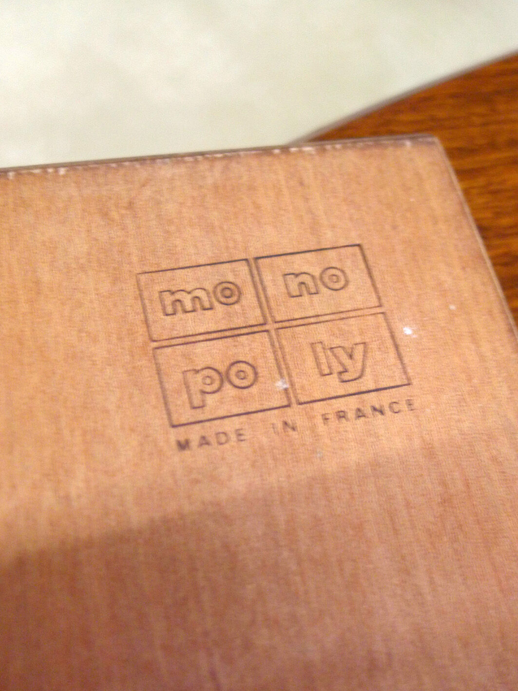 Extendable Monopoly table 1960