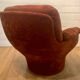 Velvet karate armchair by Michel Cadestin for Airborne