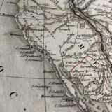 1838 - Map of North America United States Canada