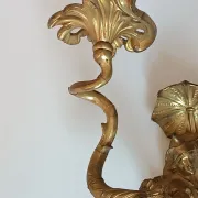 Paire d'appliques style Régence en bronze doré