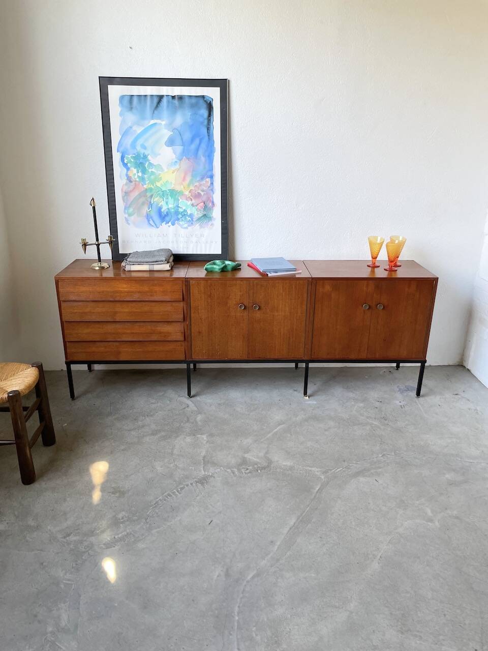 Vintage 50s modernist sideboard