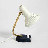 Very nice Mid Century Modern metal bedside lamp with adjustable shade