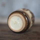 Ceramic vase VEB Haldensleben, West Germany, fat lava vase, 3054