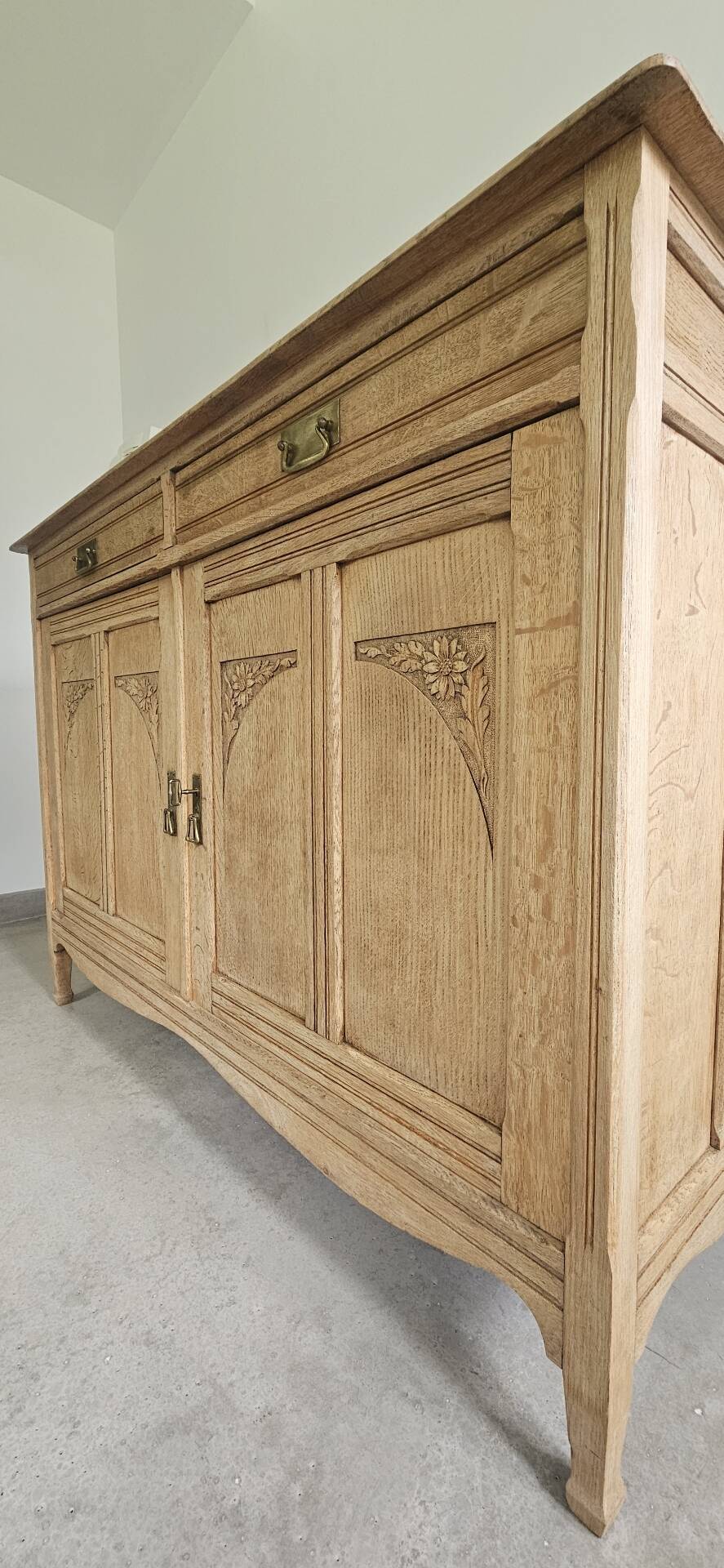 old school buffet Parisian furniture oak Art Deco