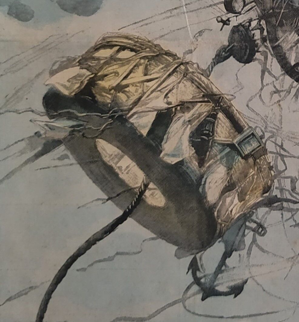 Le ballon de la Porte Maillot 1902