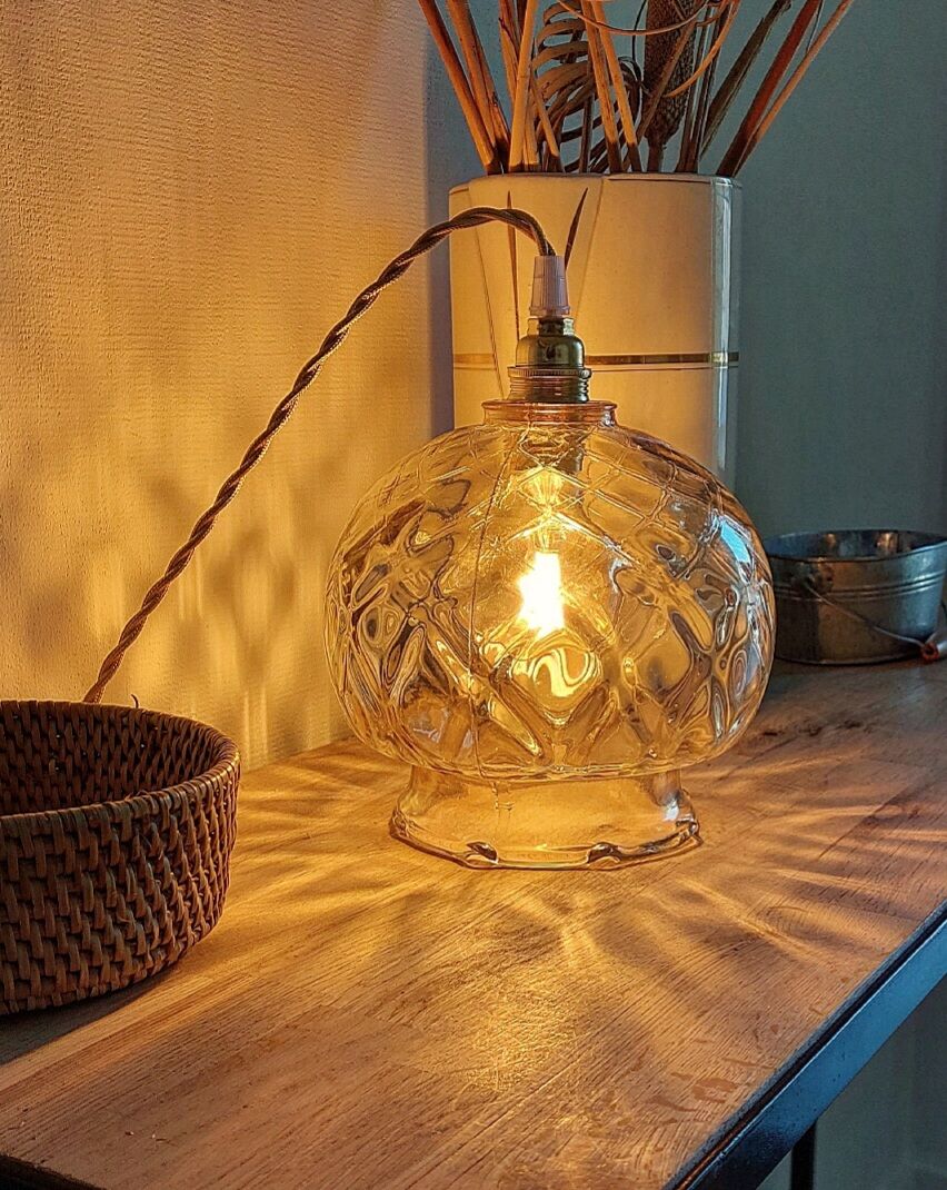 Baladeuse vintage ambrée