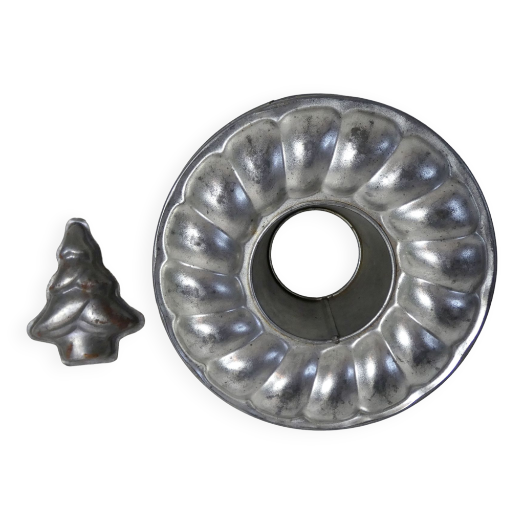 2 ancien moules à gateau | Selency