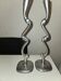 Aluminium candle holders