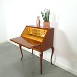 Secrétaire en placage de noyer de Suède, bureau