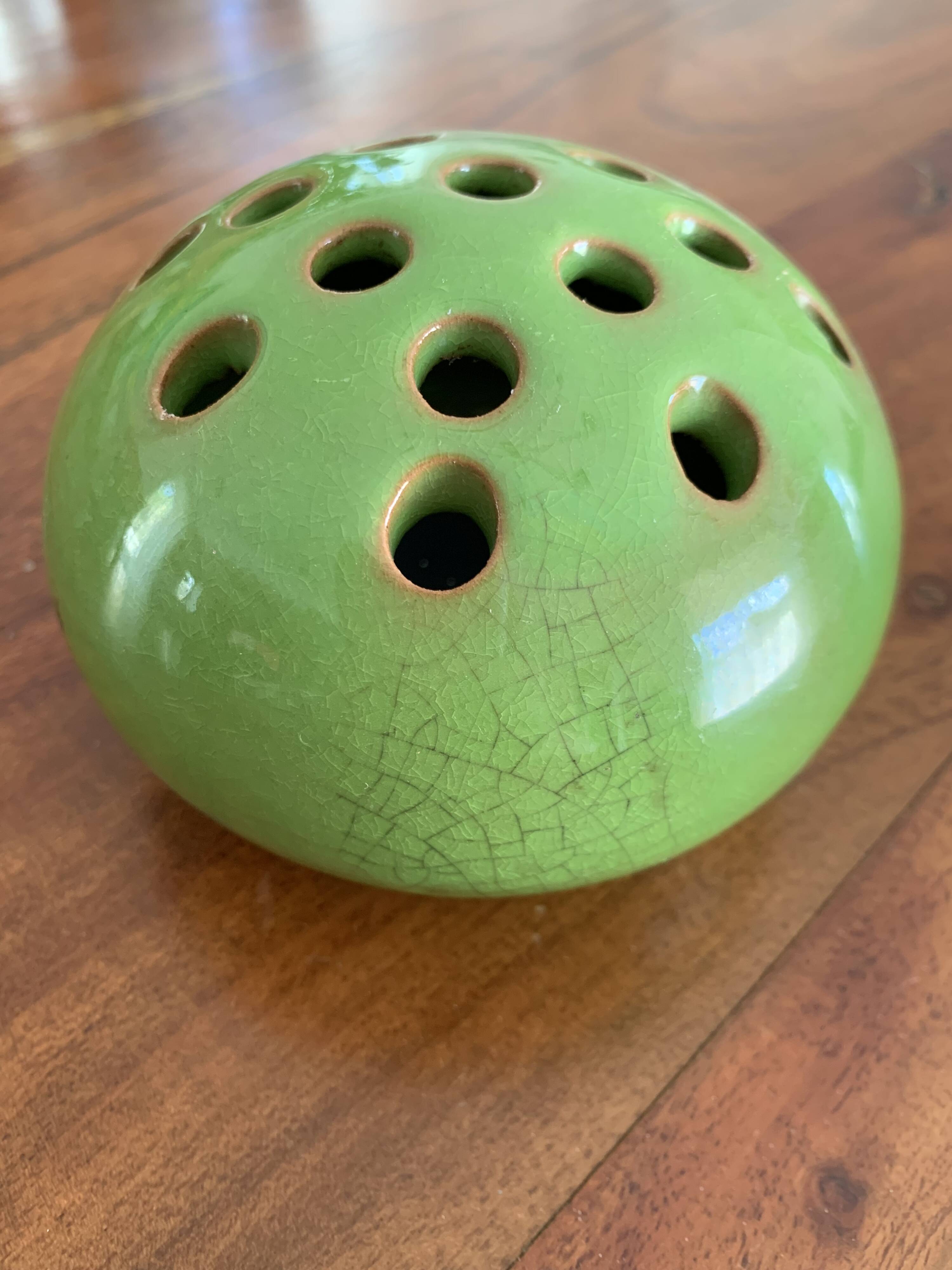 Flower pick candle holder