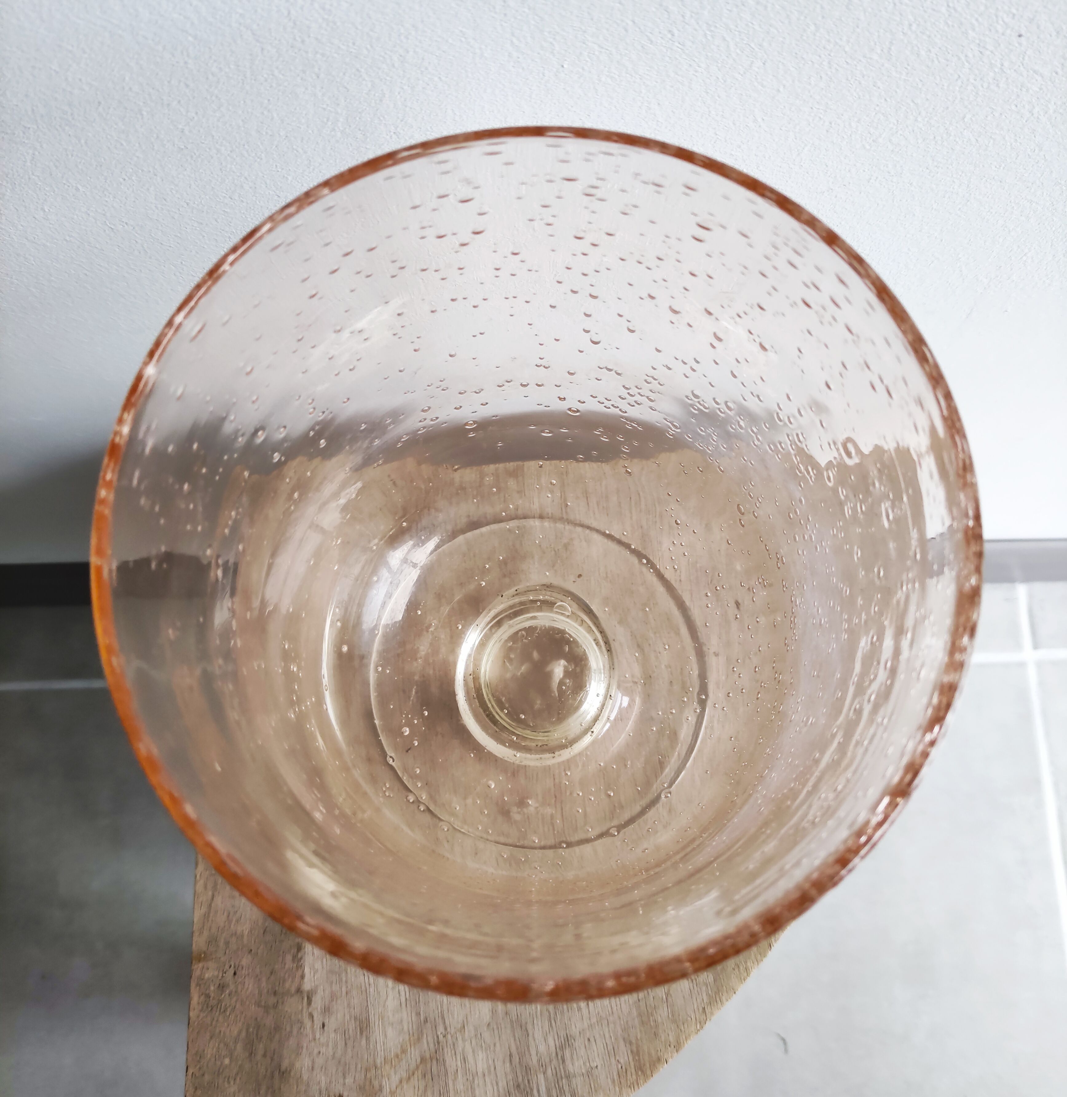 Old blown glass vase